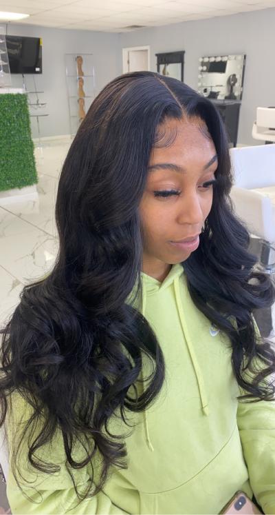 Glueless 5x5 Transparent Closure Wig