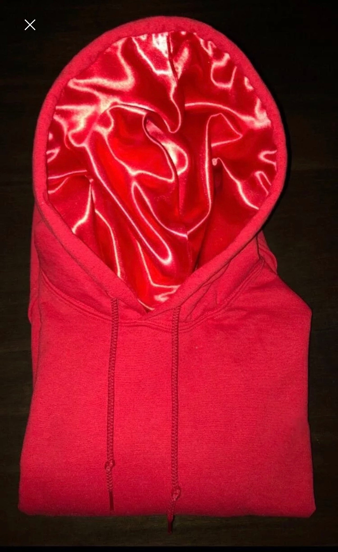 Satin hoodie outlet